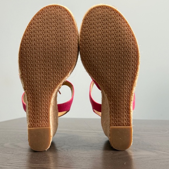 Michael Michael Kors Women’s Pink Espadrille Wedges Size 10 M - Picture 8 of 10